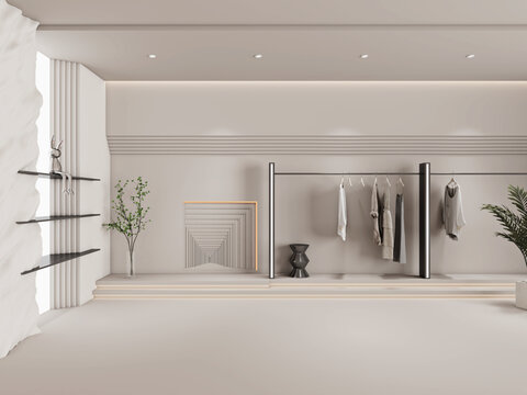 服裝店直播間背景幕布?jí)γ? style=