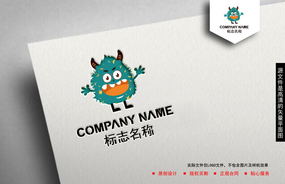 小怪獸logo
