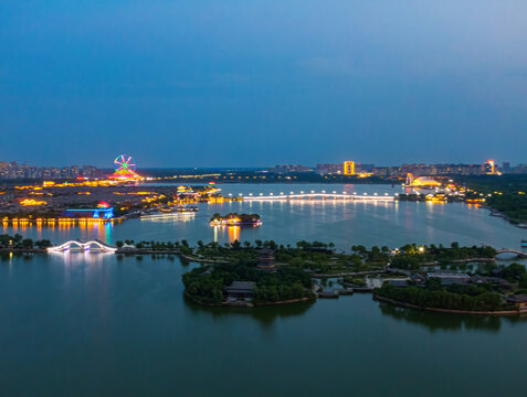 东昌湖夜景