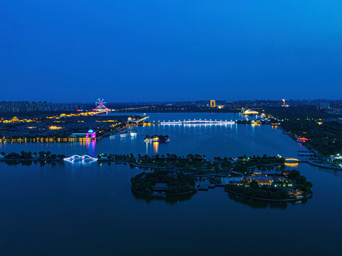 东昌湖夜景