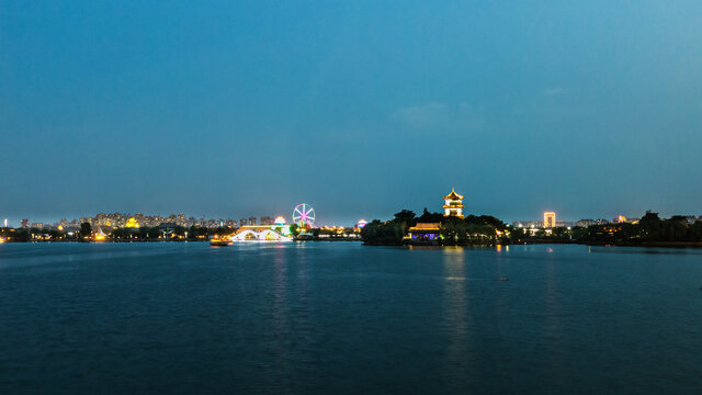 东昌湖夜景