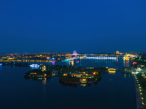 东昌湖夜景