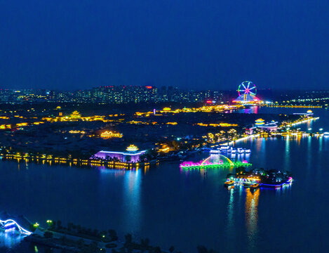 东昌湖夜景