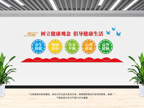 健康小屋文化墻