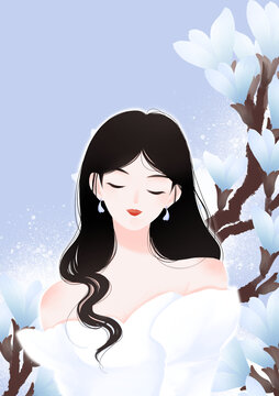 玉蘭女人花