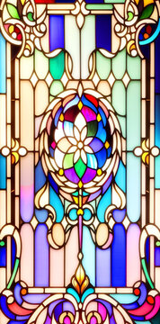 蒂凡尼教堂玻璃图型