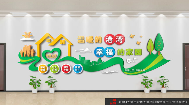 幸福家園文化墻