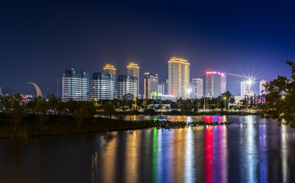 九龙湖夜景