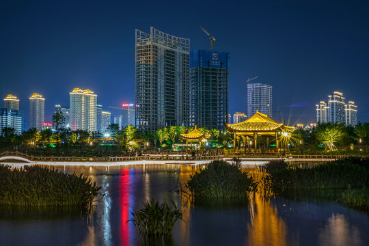 九龙湖夜景