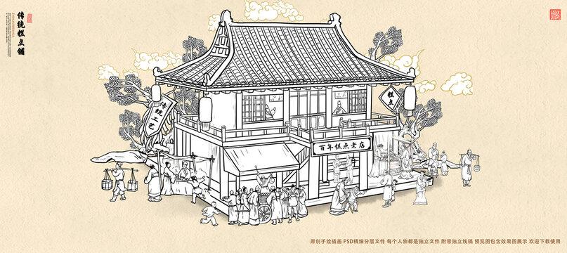 古代商鋪集市