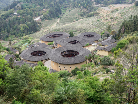 福建土楼四菜一汤