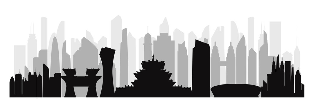 咸陽城市剪影
