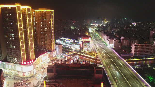 廉江城市夜景