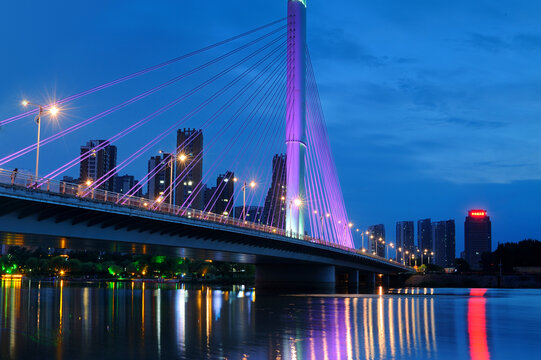 滕州市解放大桥夜景