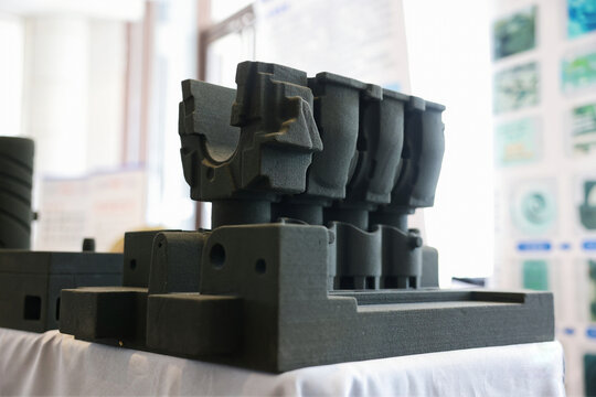 3D打印发动机座砂型模型