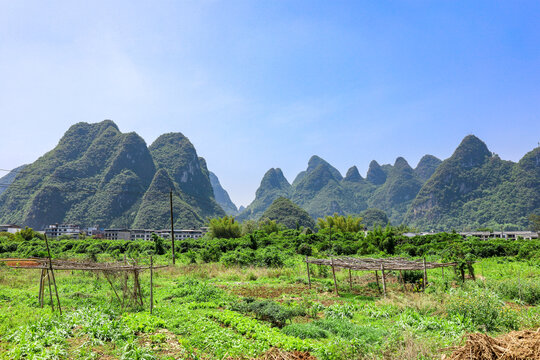 桂林山景图