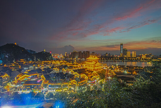 柳州窖埠古镇夜景