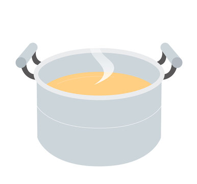 一鍋燉湯矢量元素插畫(huà)