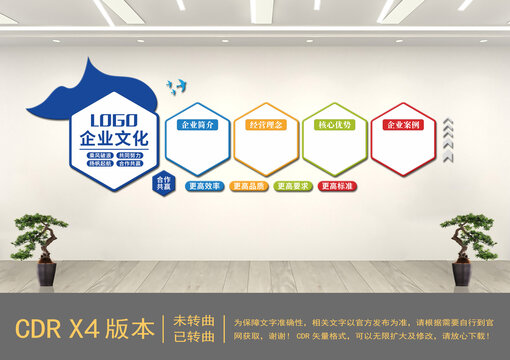 極簡企業(yè)文化墻