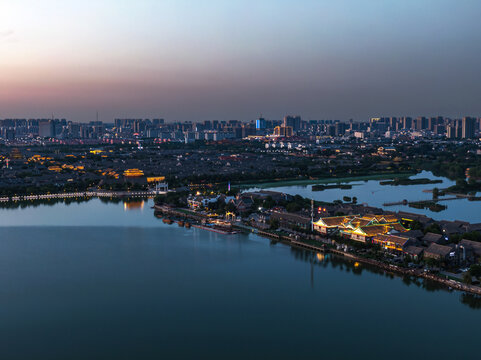 东昌湖夜景