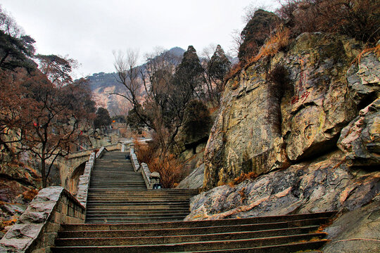 泰山登山步道