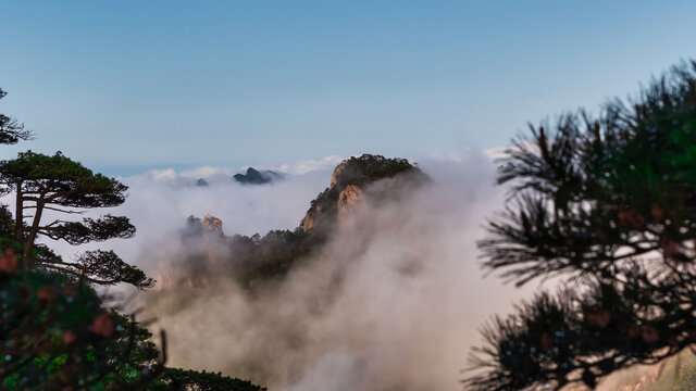 江西三清山仙境云海风光