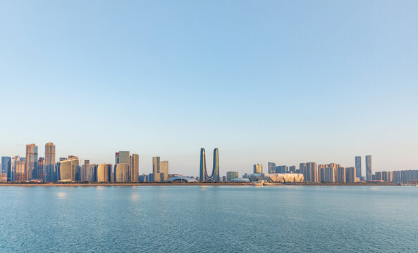 杭州钱江新城全景