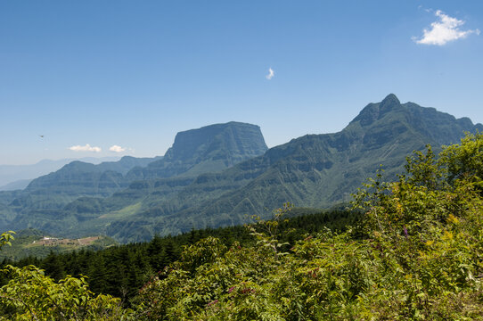 大瓦山风光