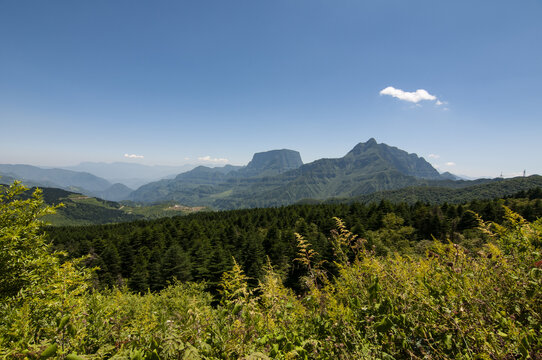 大瓦山风光