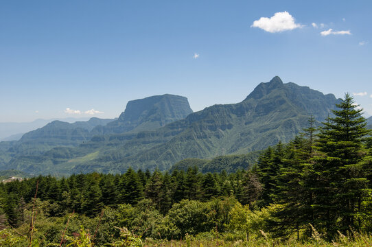 大瓦山风光