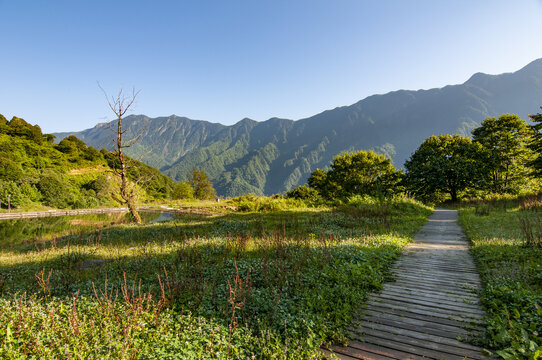 四川乐山黑竹沟马日冷就风光