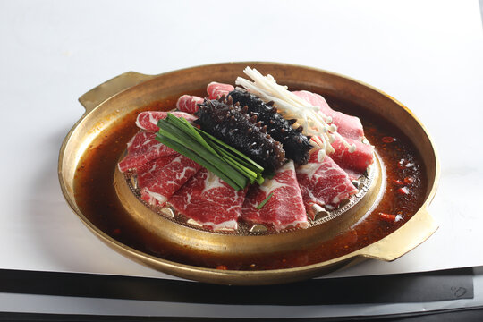 韩式海参水煎肉