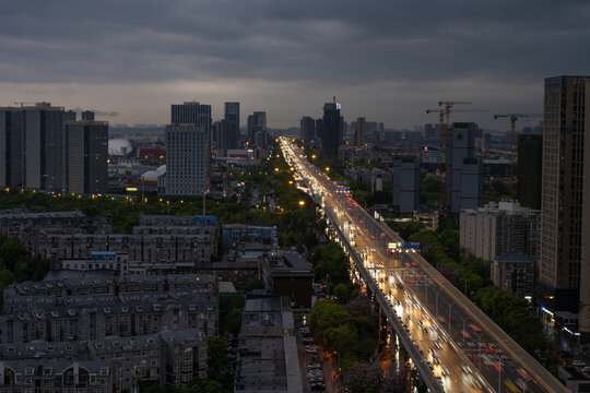 武汉城市风光夜景