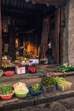 荆州古城三义街老店铺