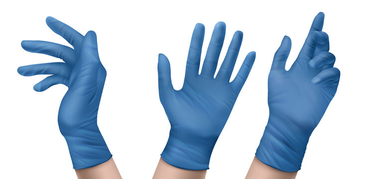 展现一次性乳胶手套素材 适用卫生或实验室