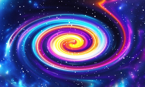 高清旋渦星空裝飾畫