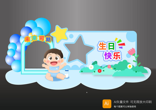 男寶寶生日宴