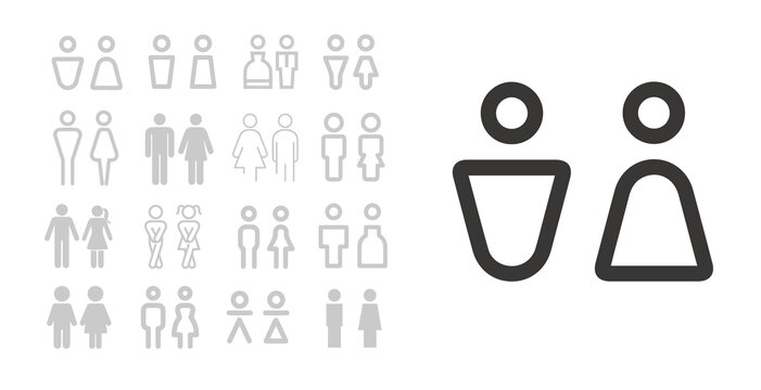 衛(wèi)生間圖標(biāo)