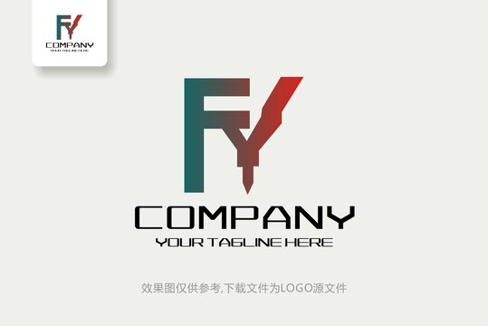 FY標(biāo)志電子科技數(shù)碼logo