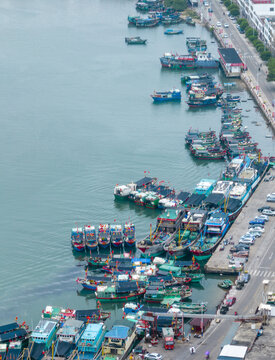 海南潭门渔港