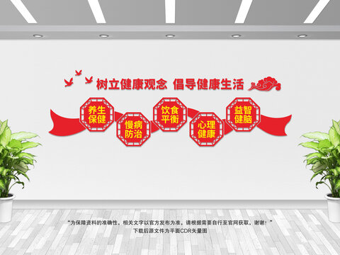 健康小屋文化墻