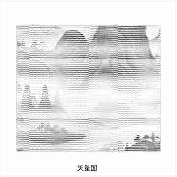鏤空山水