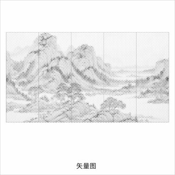 三角鏤空圖案