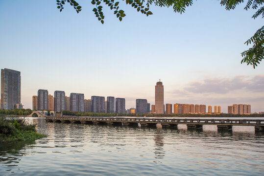 绍兴瓜渚湖风景