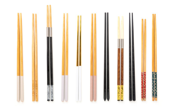 多种筷子组合图