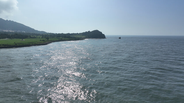 青岛崂山区海岸线