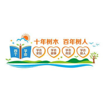 学校四个学会