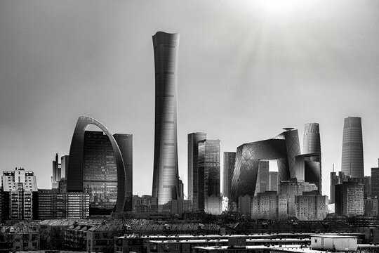 北京cbd地标建筑