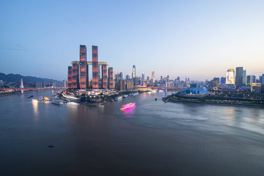 重庆朝天门夜景