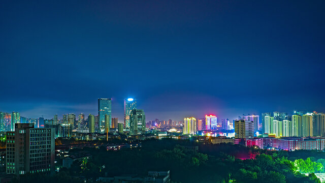 秦皇岛的夜空